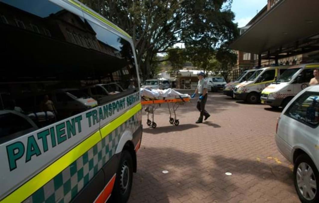 ambulance and stretcher
