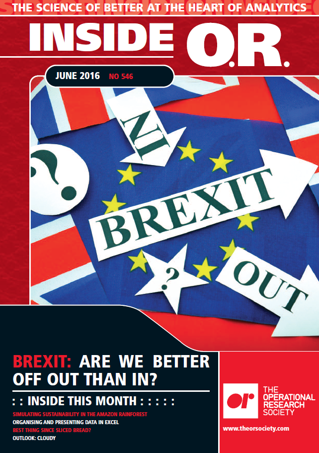 Front cover of Inside OR magazine June 2016