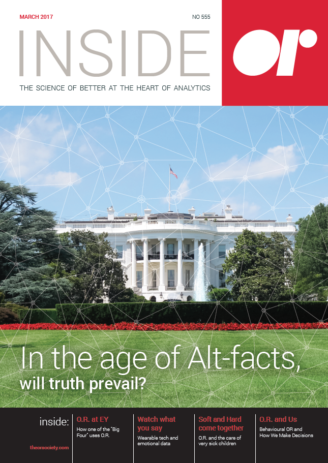 Front cover of Inside OR magazine March 2017
