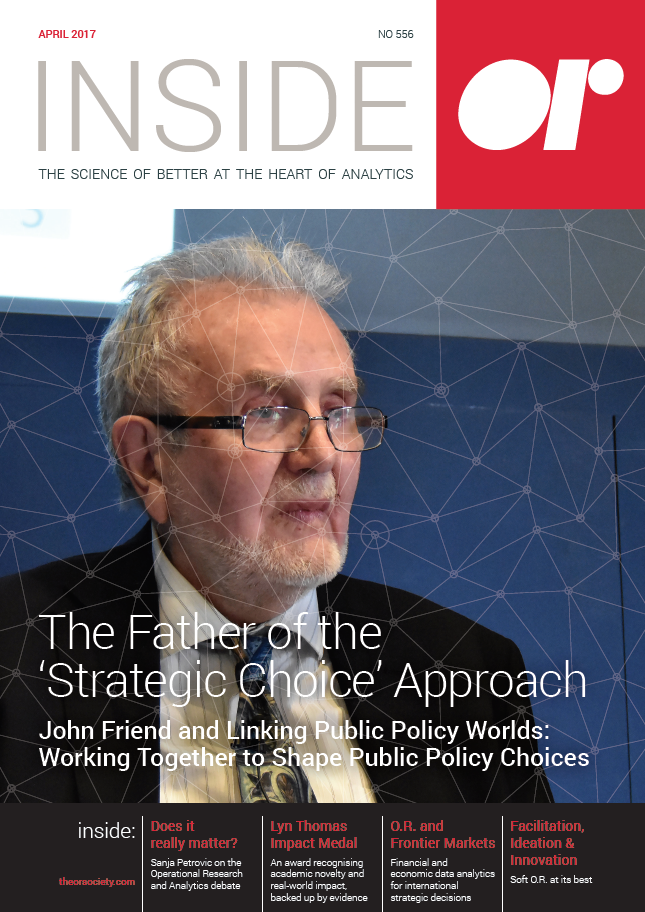 Front cover of Inside OR magazine April 2017